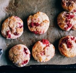 Raspberry Cream Scones