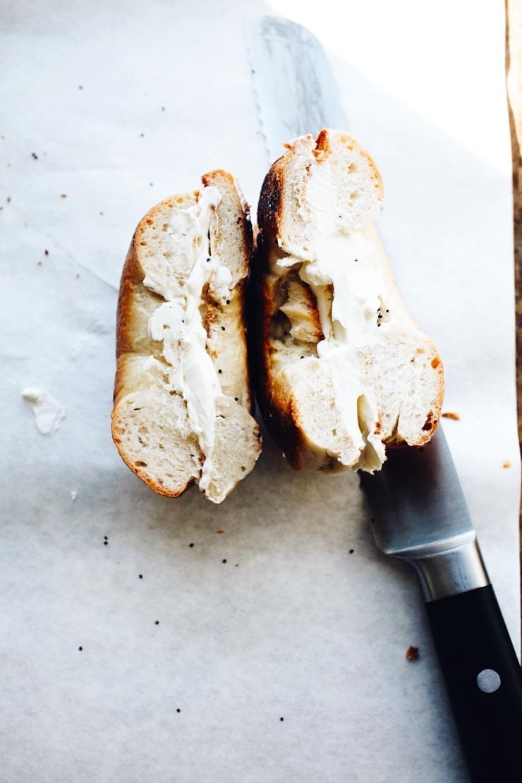 New York-Style Bagel with Cream Cheese